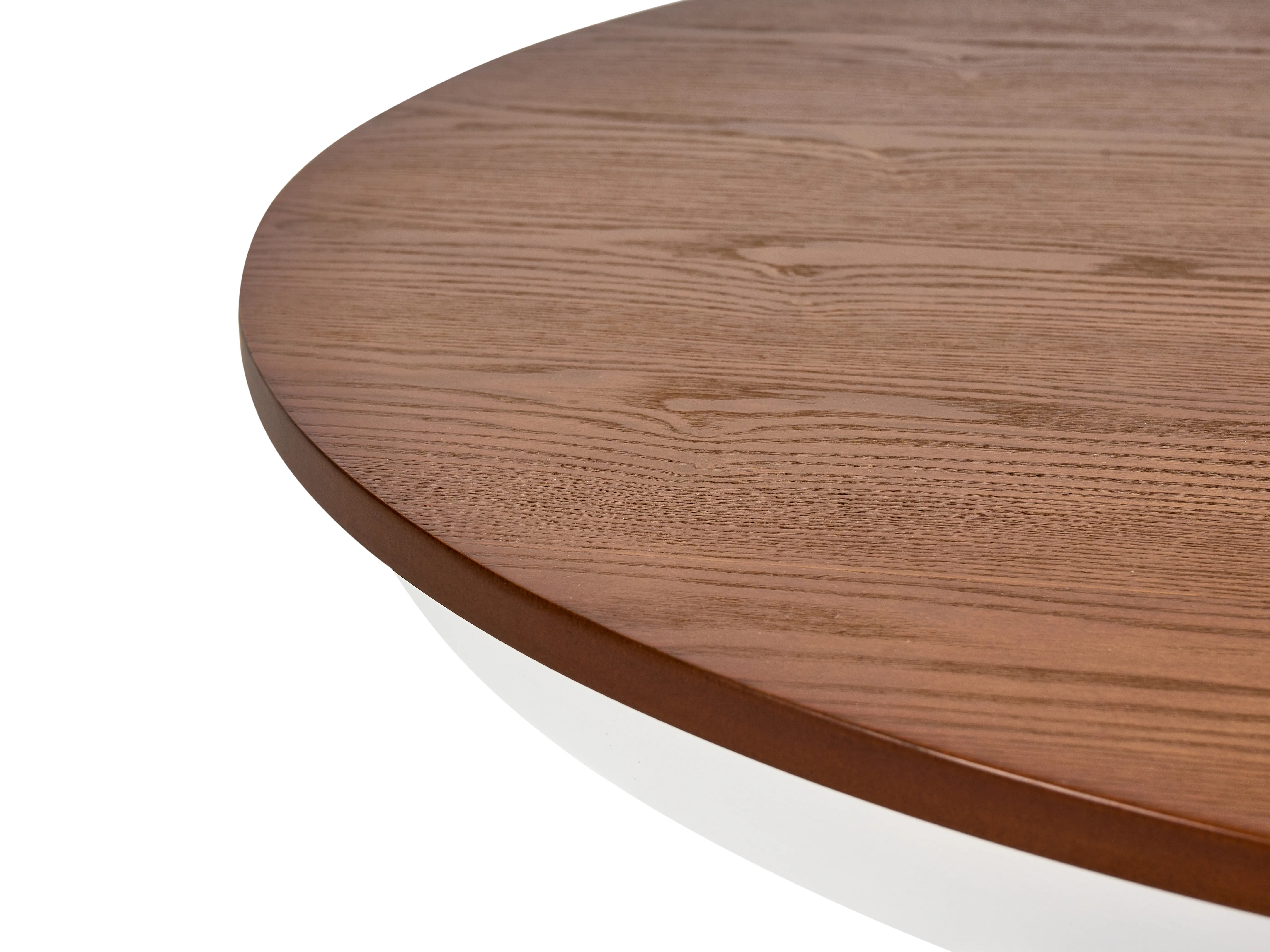 Eettafel uitschuifbaar AKRON Bruin essenhout 106 cm Hout 106/150 cm
