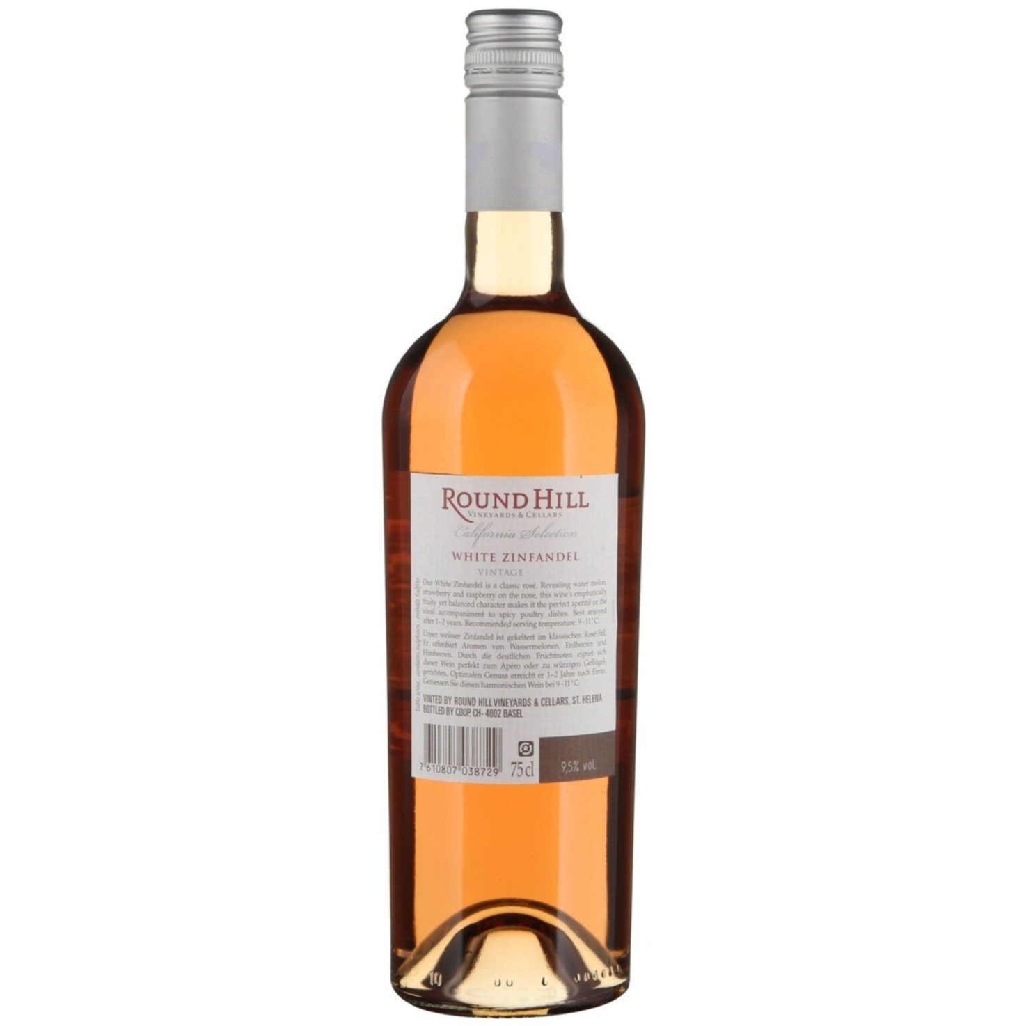 White Zinfandel Rosé California Round Hill -75cl