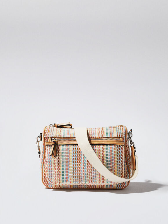 Bolsa transversal multicolorida - Coral