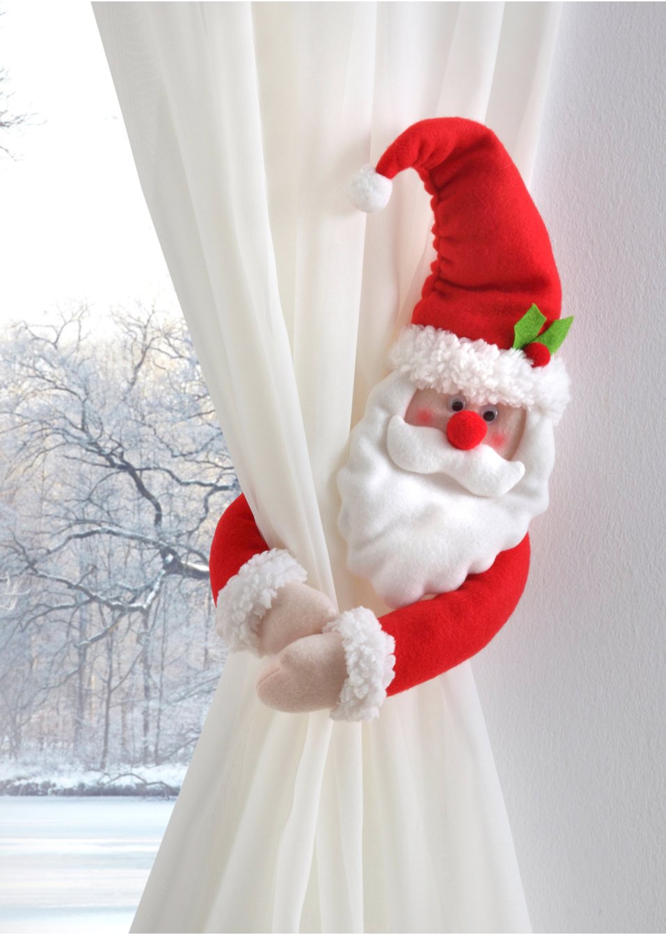 Embrasse kerstman (set van 2)
