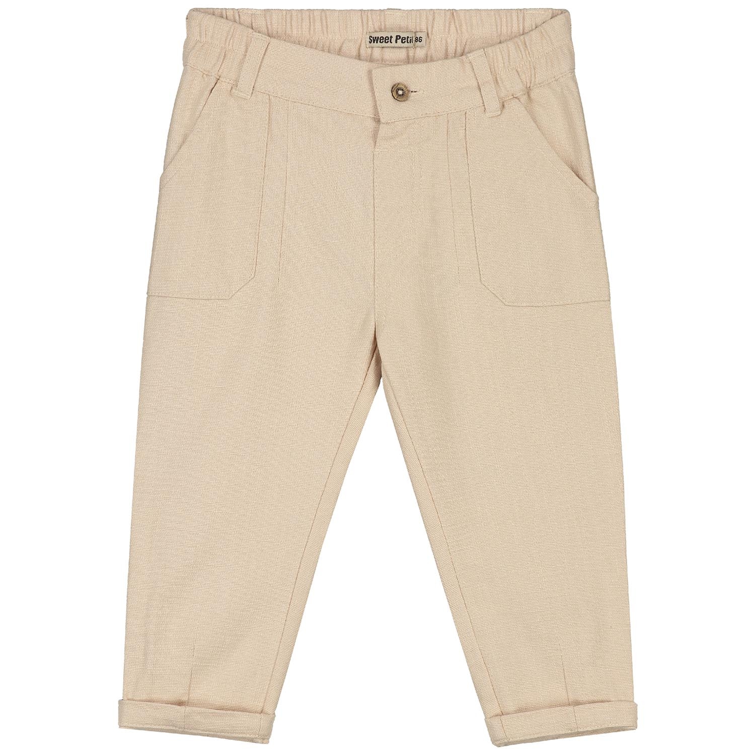 Sweet Petit peuter broek Brenn  effen beige
