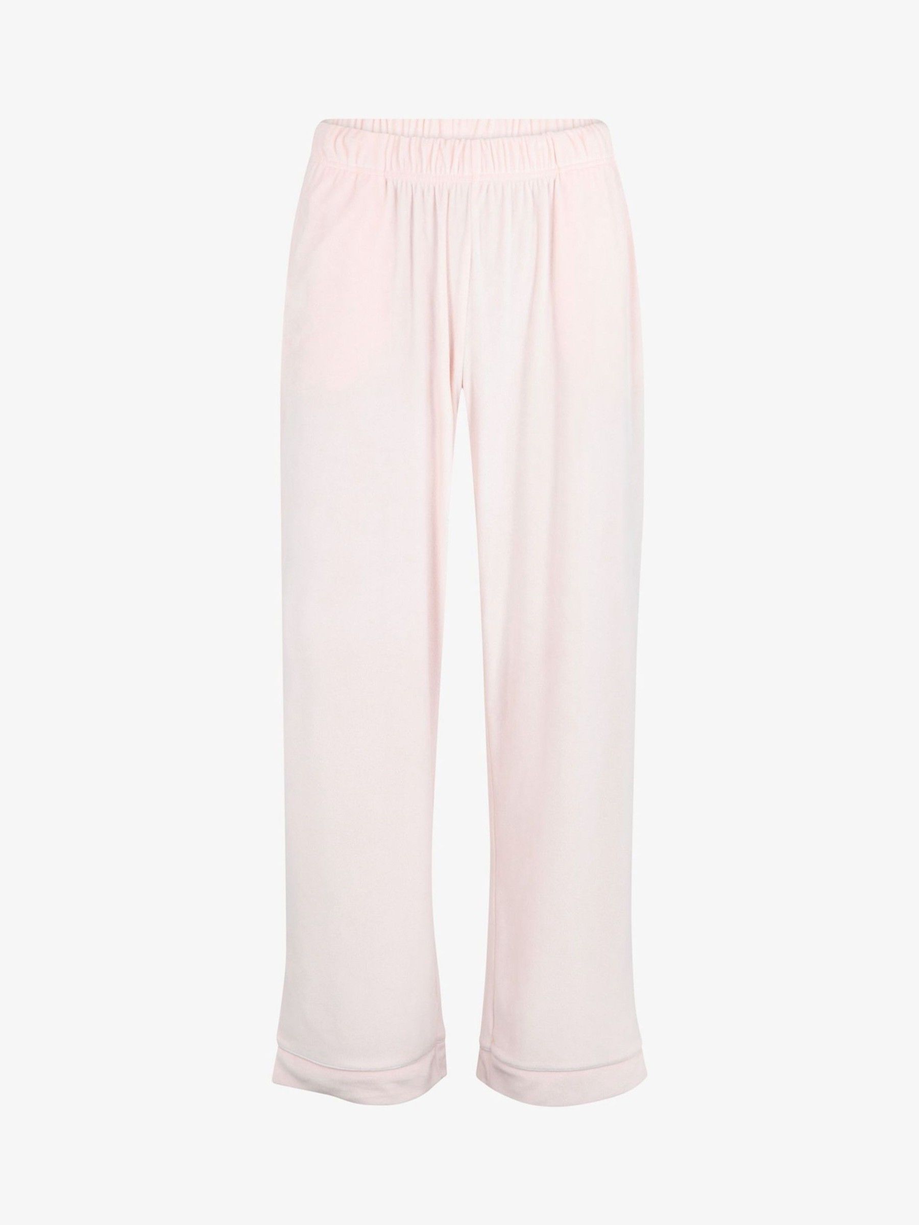 Roze - The Little Tailor luxe kerstpyjama van zacht aanvoelend velours
