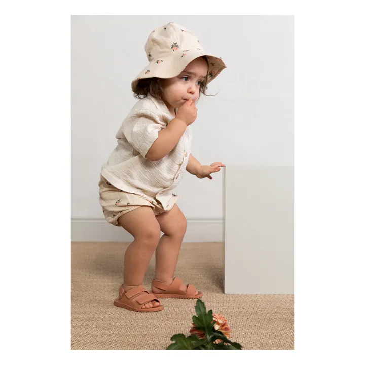 garbo&friends Chapeau Imprimé | Beige rosé