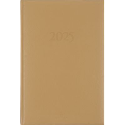 Agenda London - 1 semaine sur 2 pages - 17 x 24,5 cm - beige - Oberthur