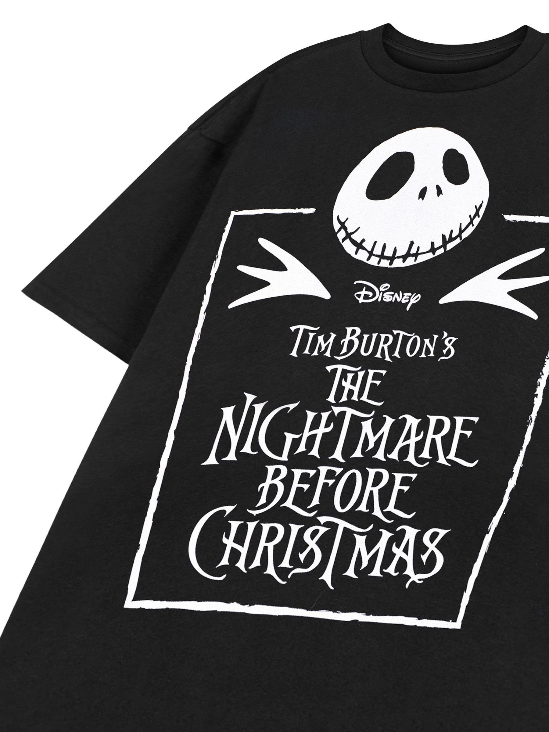 Vanilla Underground Adult Unisex Disney The Nightmare Before Christmas gelicentieerd 100% katoenen Halloween T-shirt