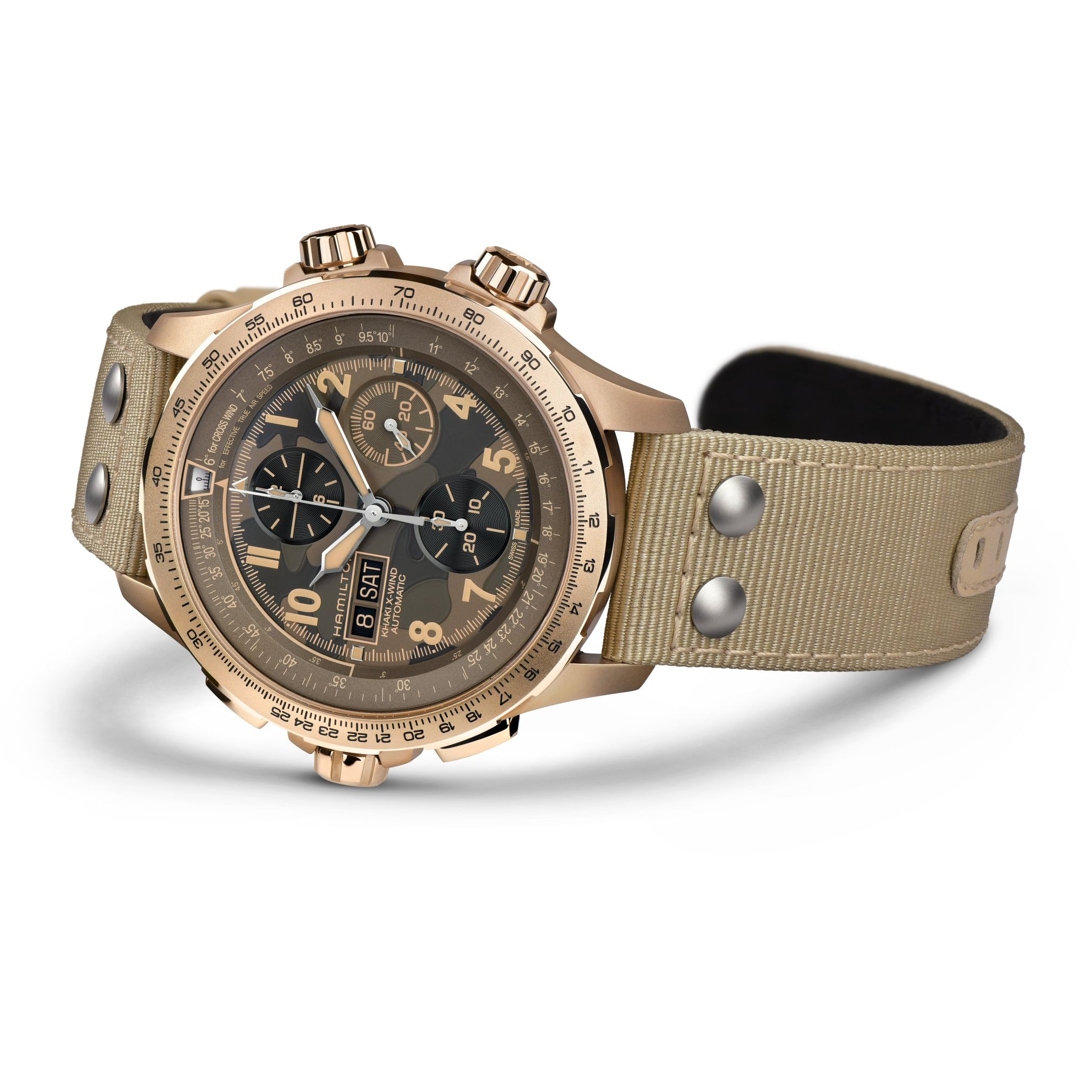 Hamilton Khaki X-Wind Auto Chrono Sand Camouflage