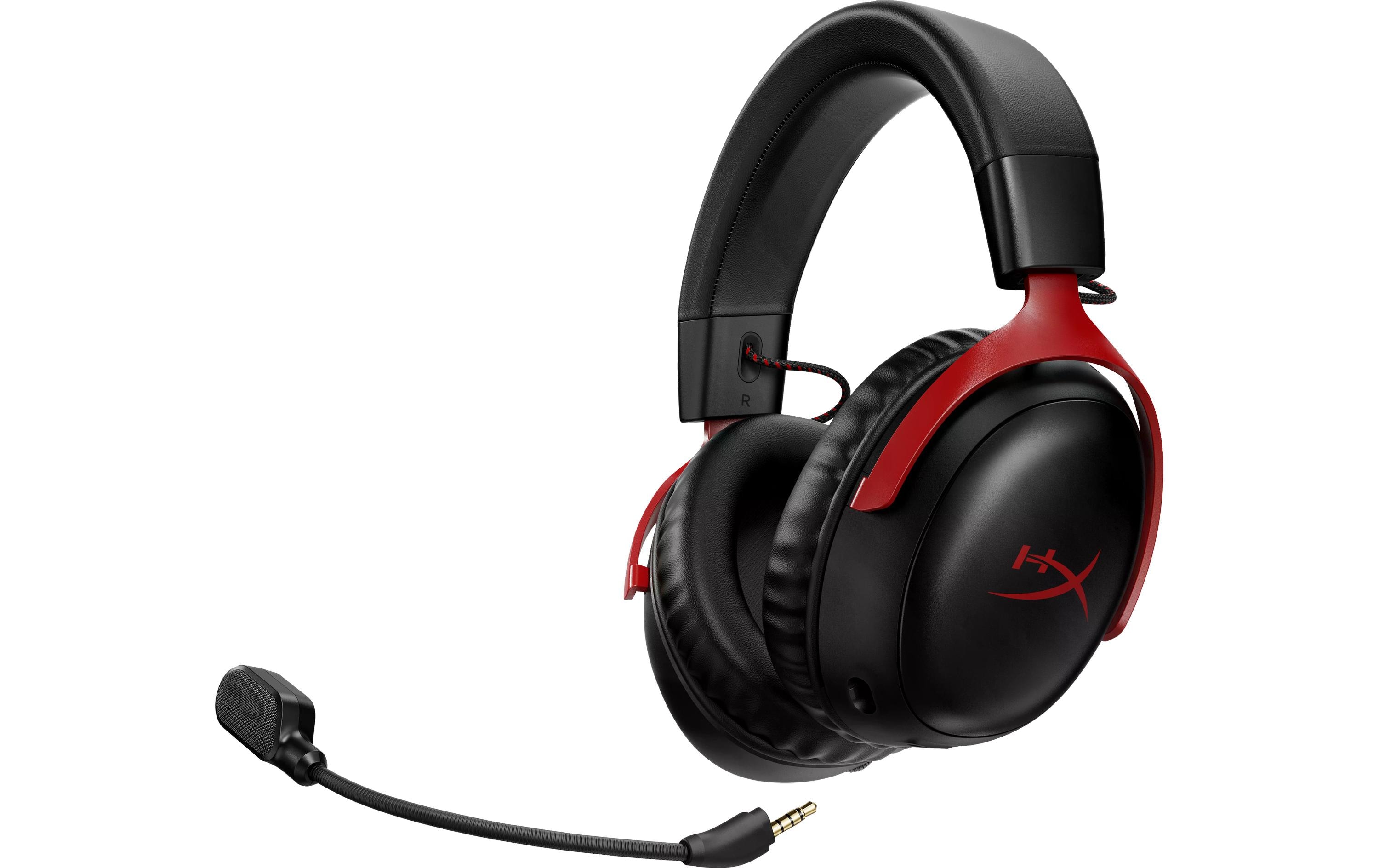 Headset Cloud III Wireless Rot/Schwarz<br>Komfortables Gaming-Headset für PC und Spielkonsolen