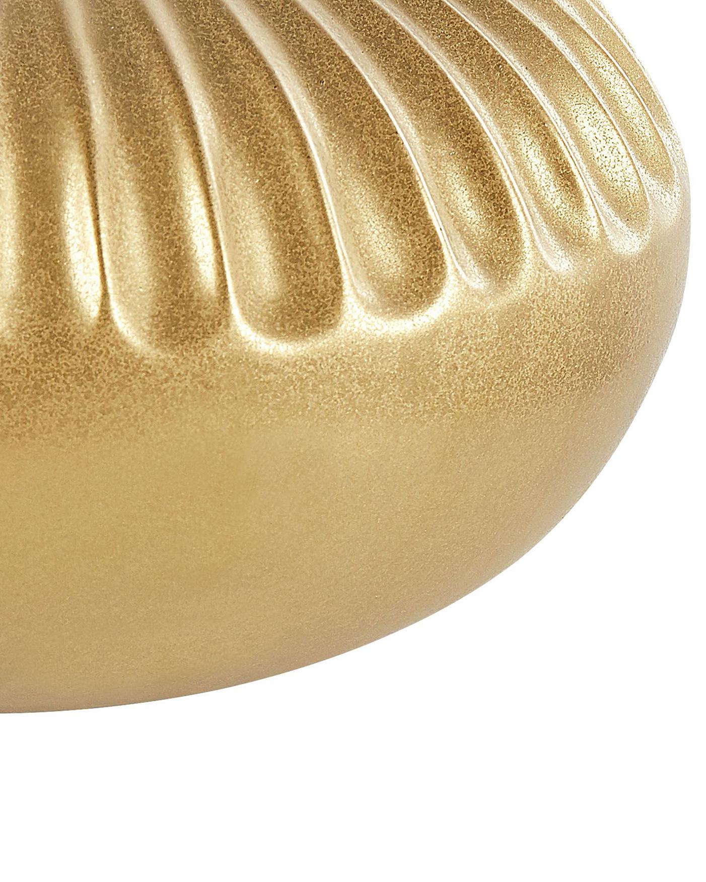 Decoratieve vaas CERCEI Steengoed 20 cm Goud