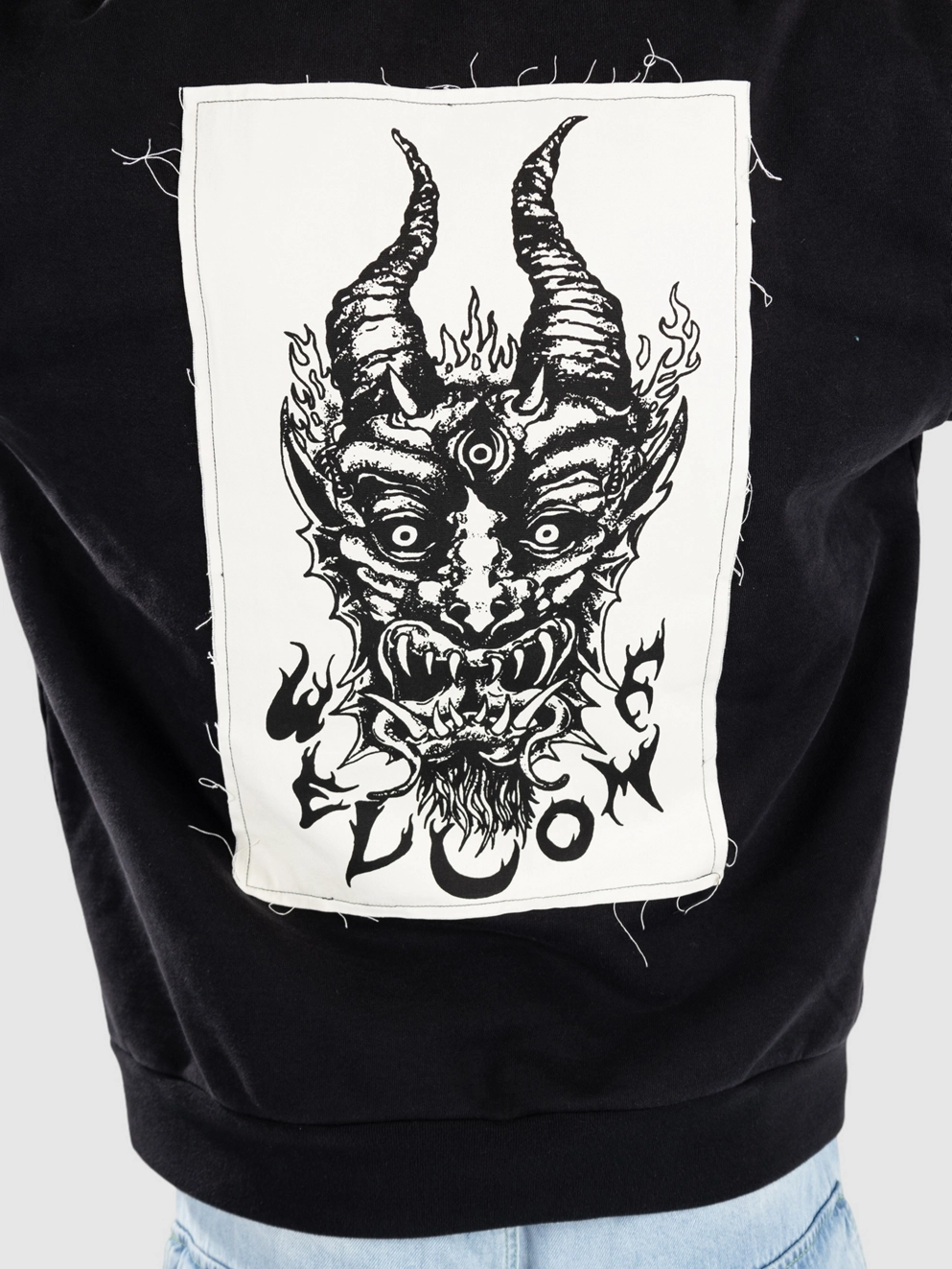 Welcome Light And Easy Hoodie black