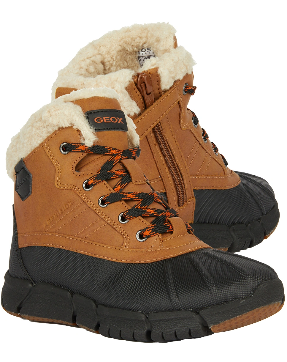 Winterboots FLEXYPER ABX E gefüttert in cognac/black