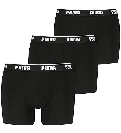 Puma Boxershorts - 3er-Pack - Comfort Stretch - Aber - Schwarz