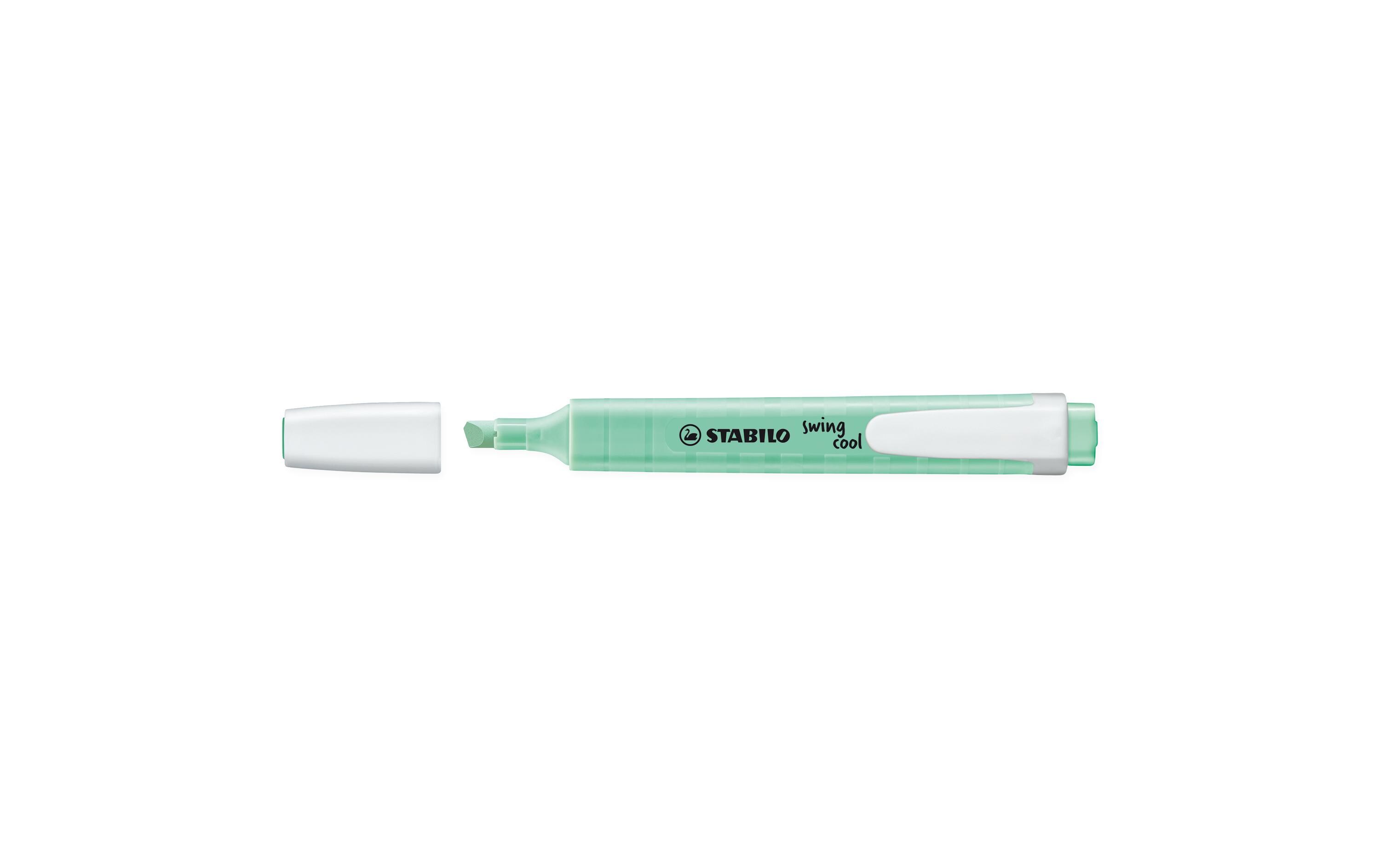Textmarker Swing cool Pastell MintTextmarker 1 - 4 mm mit Clip
