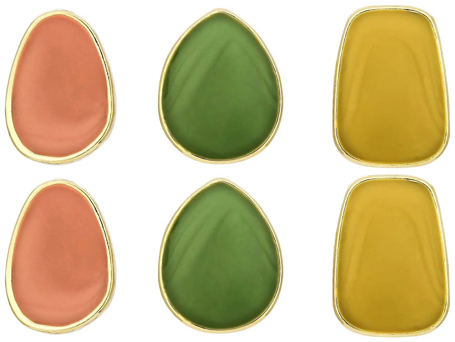 Ohrstecker-Set - Colorful Enamel