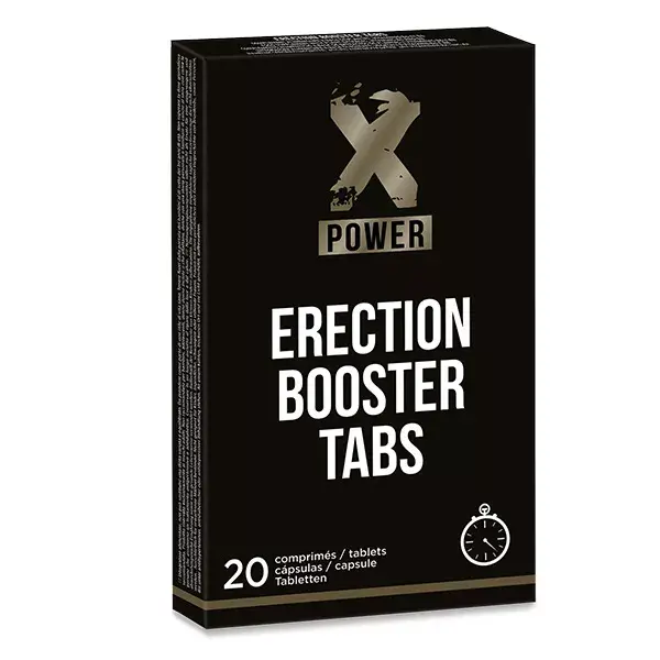 Xpower ERECTION BOOSTER TABS - estimulante sexual de ação rápida - 20 comprimidos