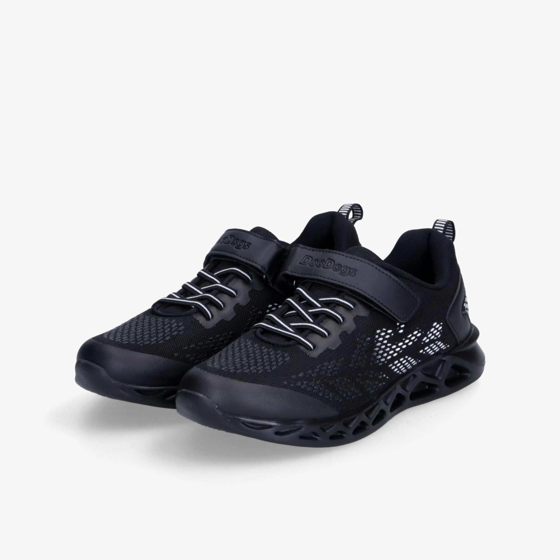 DooDogs Kinder Sneaker Low schwarz