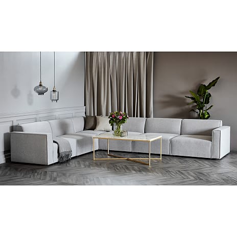 GRO modul hjørnesofa - lysegrå