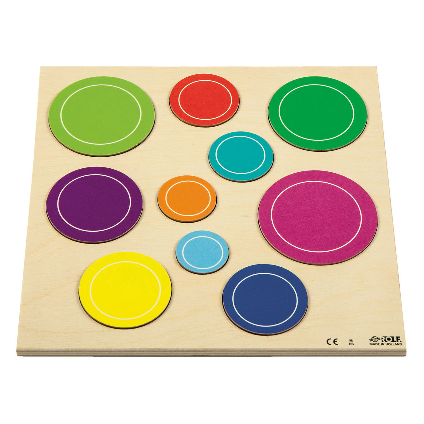 Rolf Relief - Puzzel Ontdek de Grootte Bubbels, 10st.