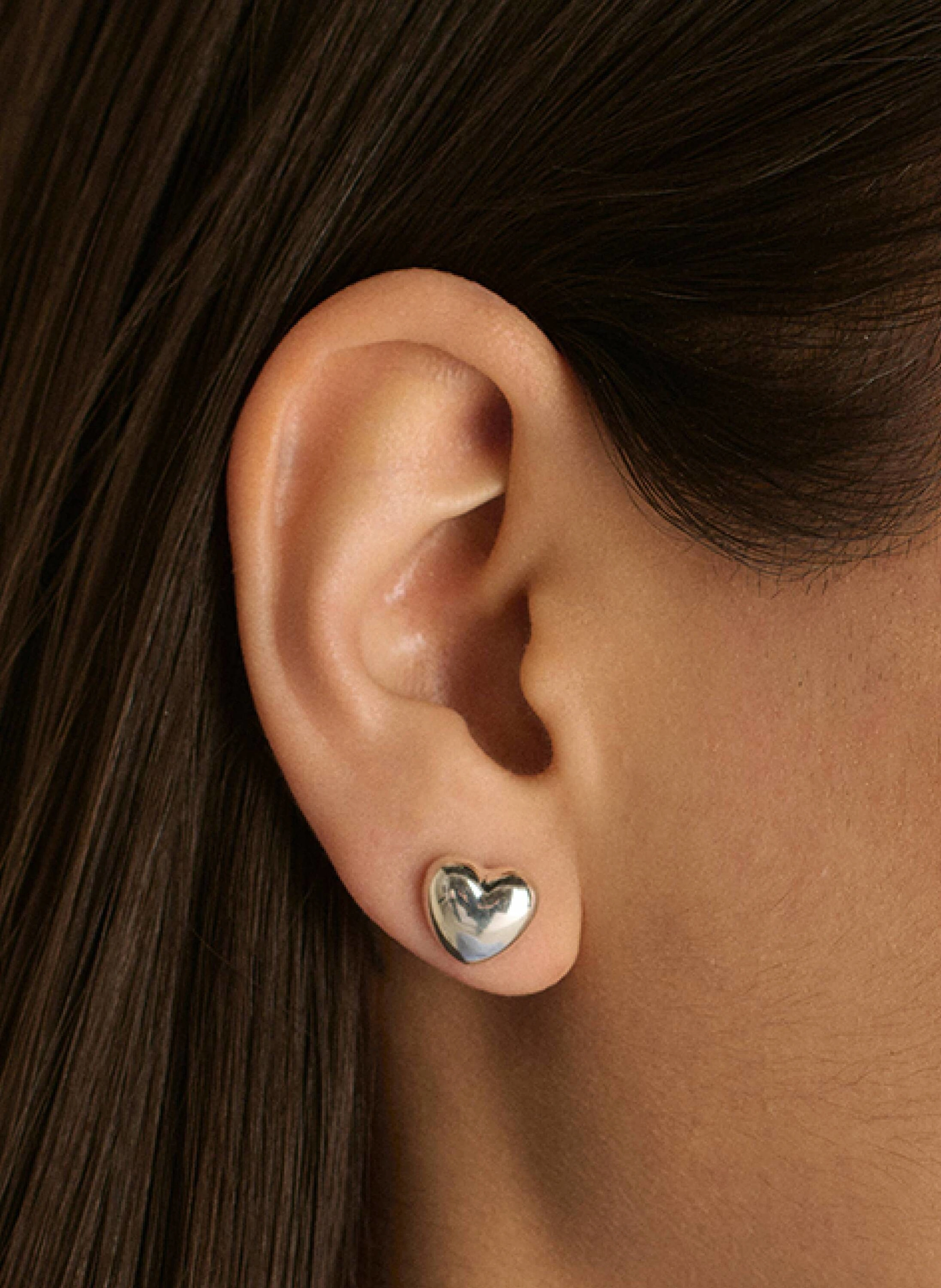 Pompidou Ohrstecker PUFFY HEART MINI by GLAMBOU