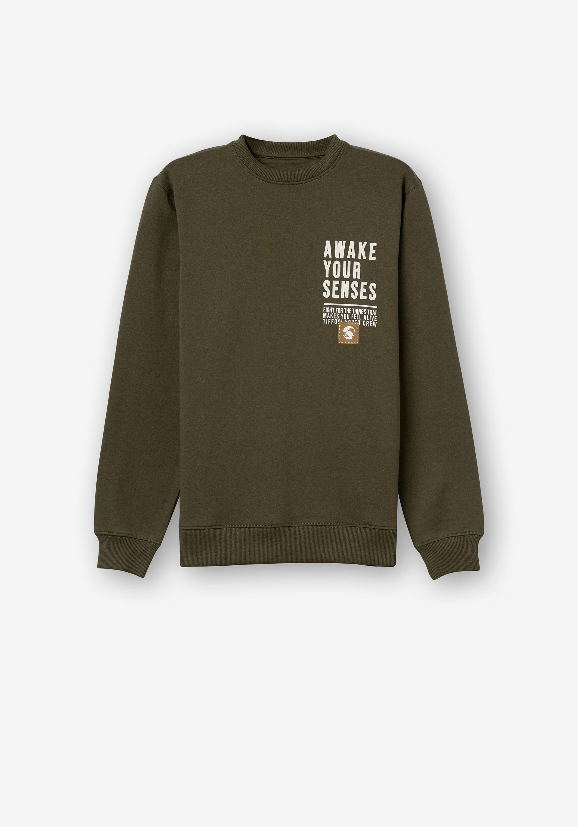 Sweatshirt com Estampado Frontal