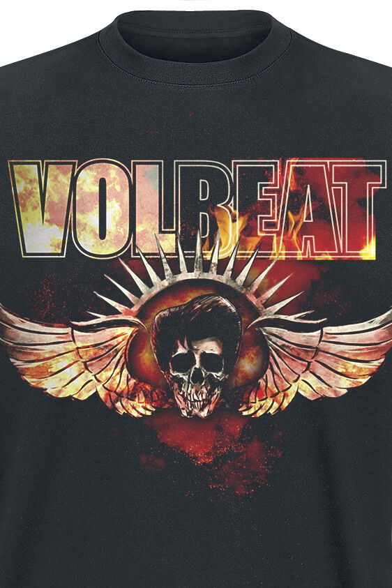 Burning Skullwing | Volbeat T-Shirt Manches courtes