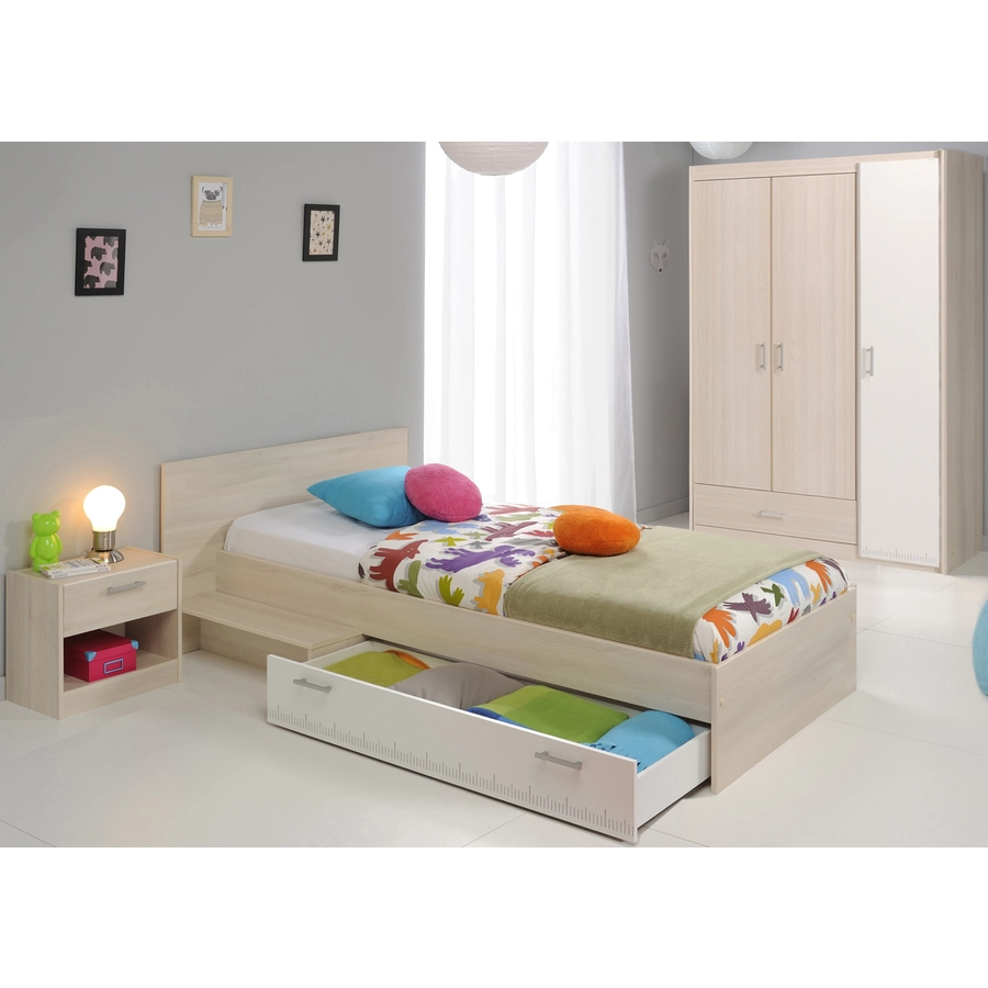 Parisot Kinder- und Jugendzimmer 3-tlg. Charly 14 Akazie-Weiß Akazie  Weiß