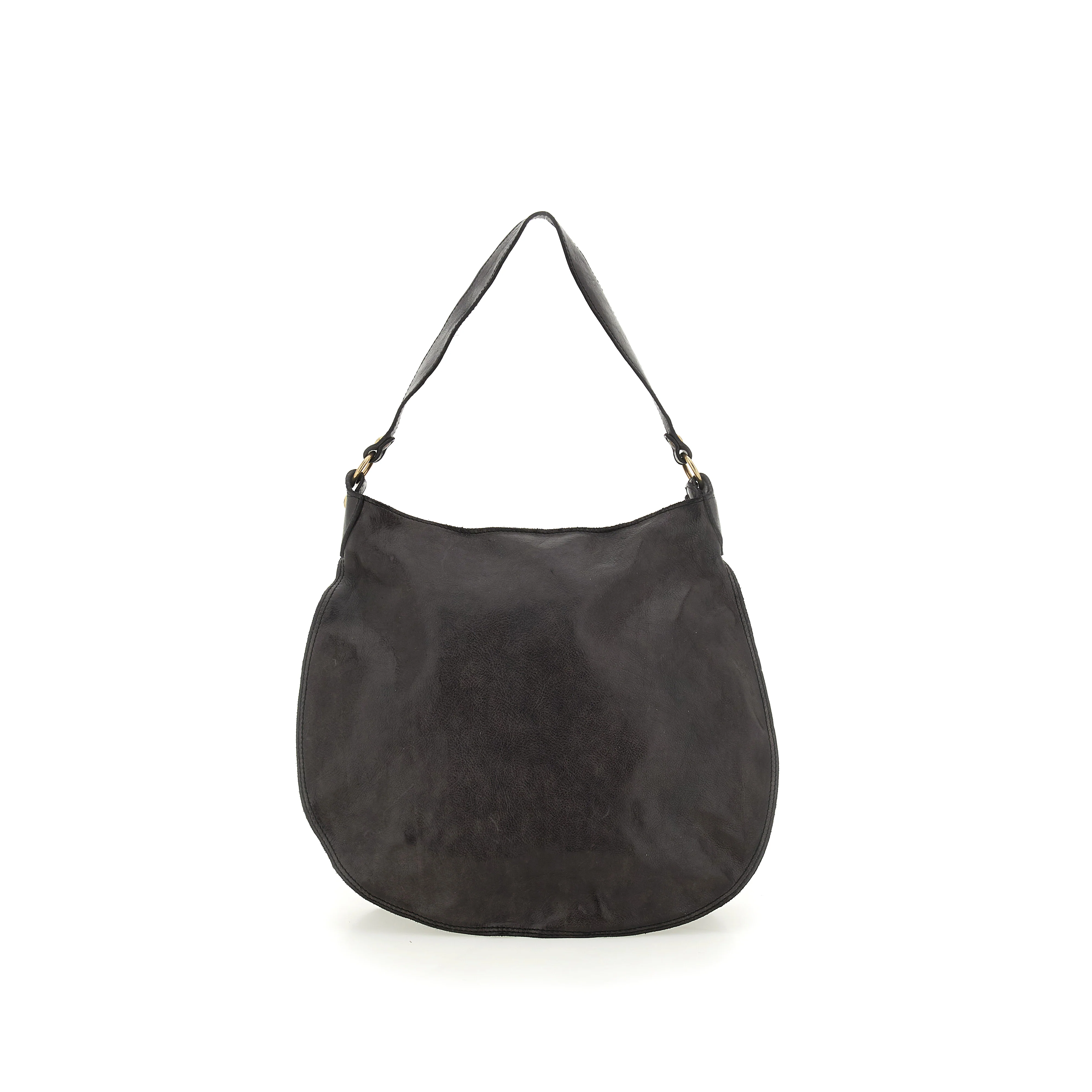Campomaggi  Læder skuldertaske - grey