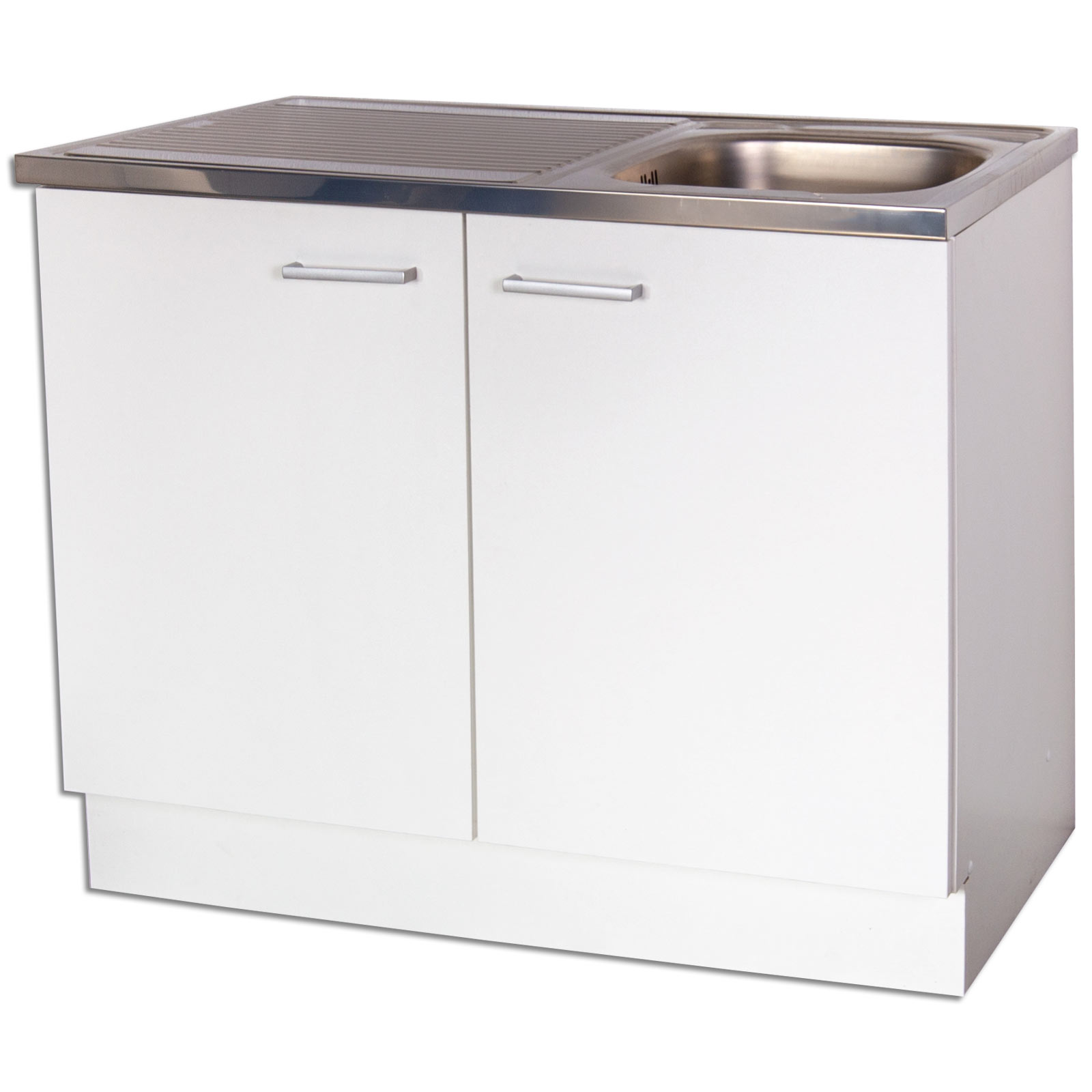 Spülenschrank GIRONA - weiß - 100 cm breit - 50 cm tief