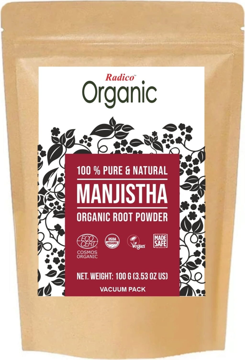 Radico  Bio-Manjistha Pulver, 100 g