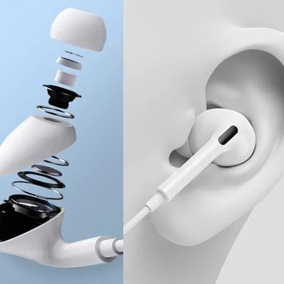 Force Play - Kit main libre - écouteur filaire - blanc