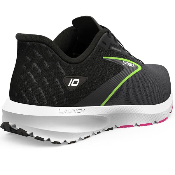 Chaussure trail BROOKS LAUNCH 10 W BLACK/BLACKENED PEARL/GREEN