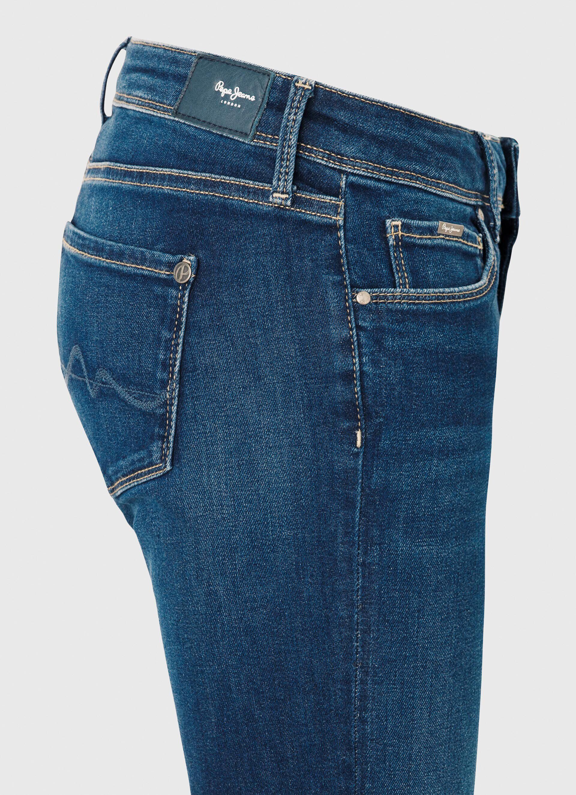 Calça jeans Lola Fit Skinny de cintura média - jeans