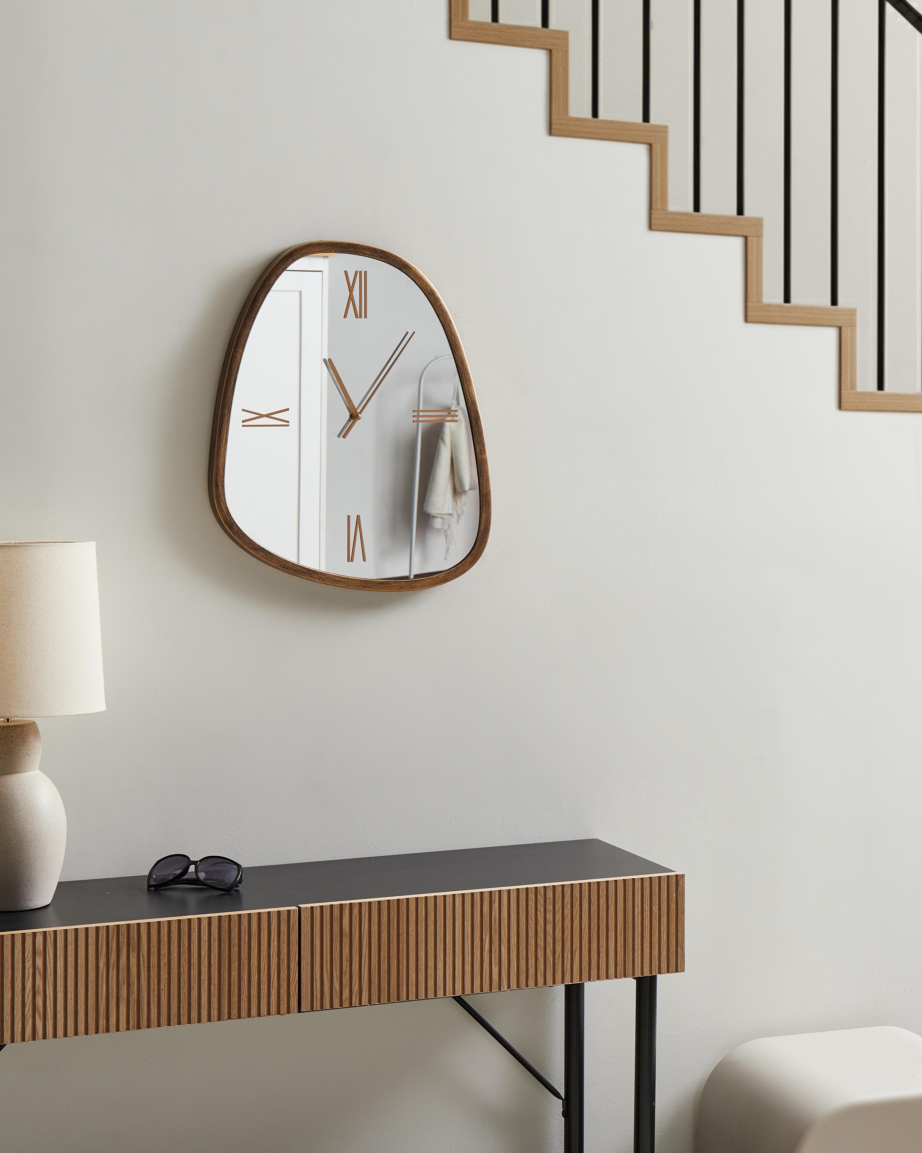 Wandklok CASTALLA 45 cm Donkerbruin