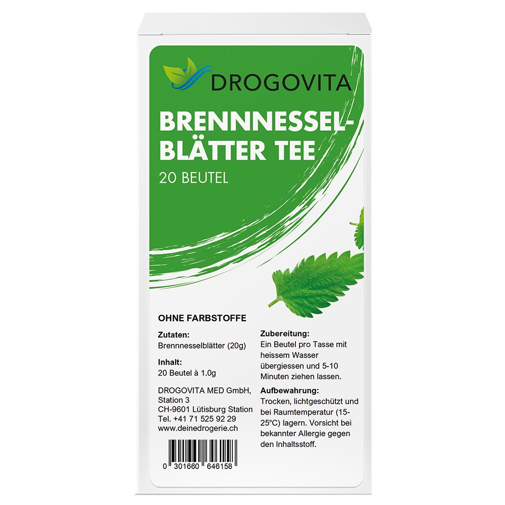 DROGOVITA Brennnessel Tee<br>20 Stück, Beutel, TEES