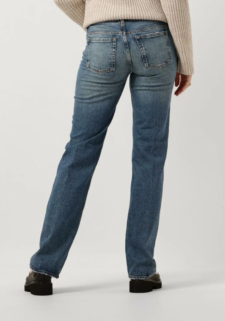 DRYKORN blauwe drykorn straight leg jeans soap