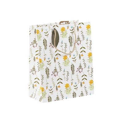 Clairefontaine - Sac cadeau kraft - immortelle multicolore - 26,5 cm x 14 cm x 33 cm