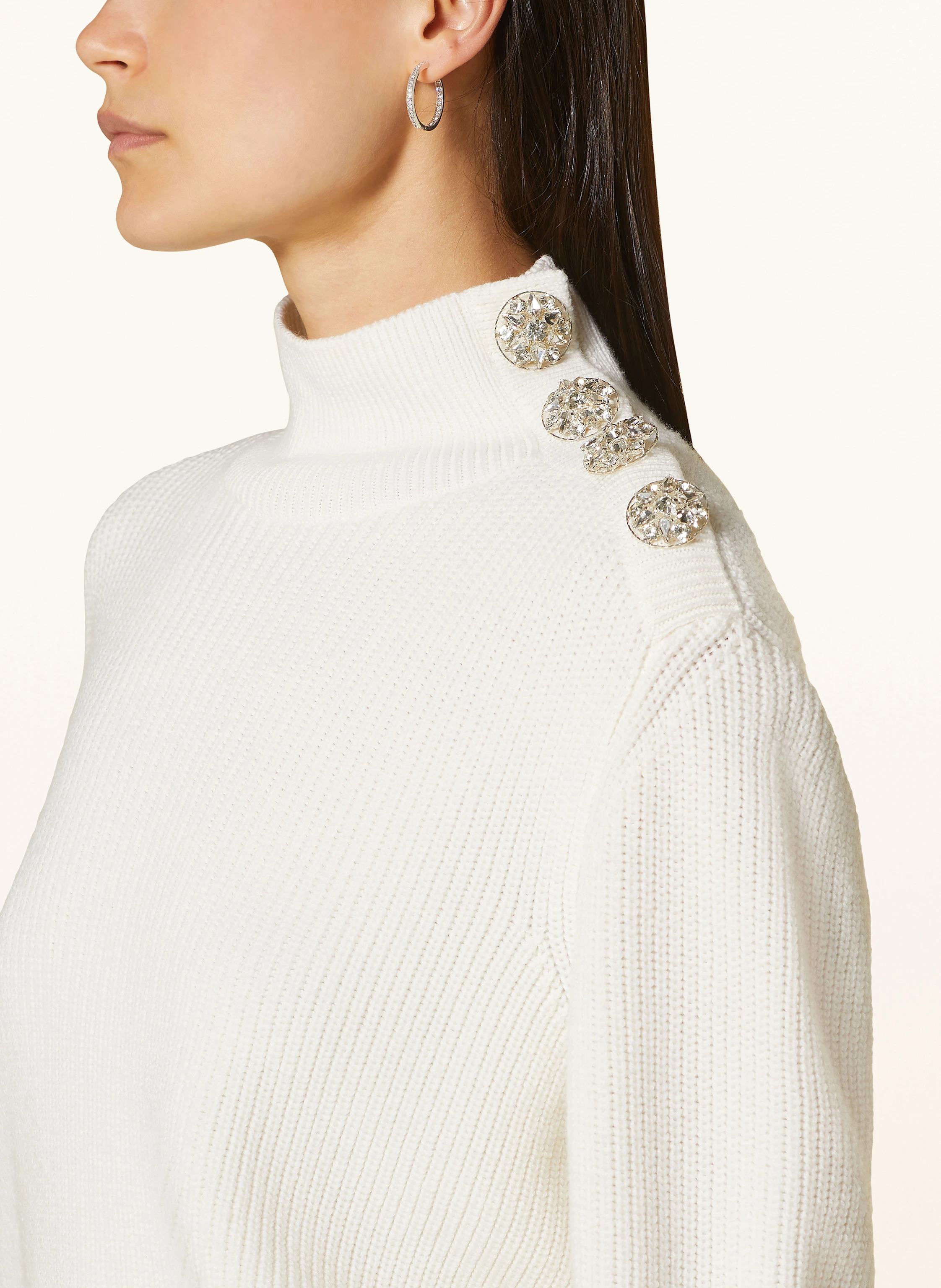 RIANI Pullover mit Schmucksteinen