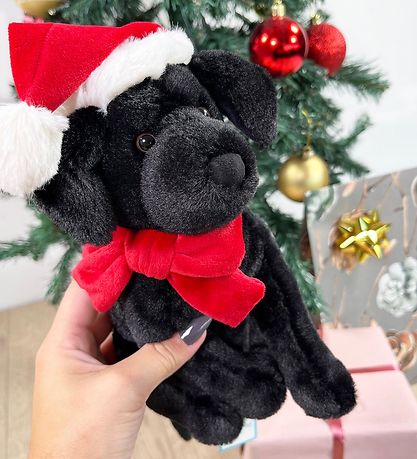 Jellycat Kuscheltier - 22x8 cm - Winterwärmer Pippa Black Labrad