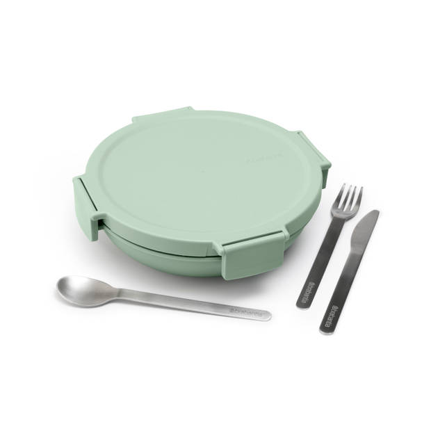 Brabantia Make & Take lunchkom 1 liter, kunststof - Jade Green