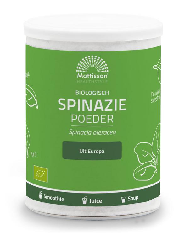 Mattisson Spinazie Poeder Biologisch 125g