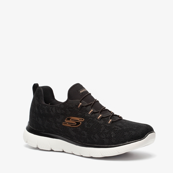Skechers Summits dames sneakers met luipaardprint