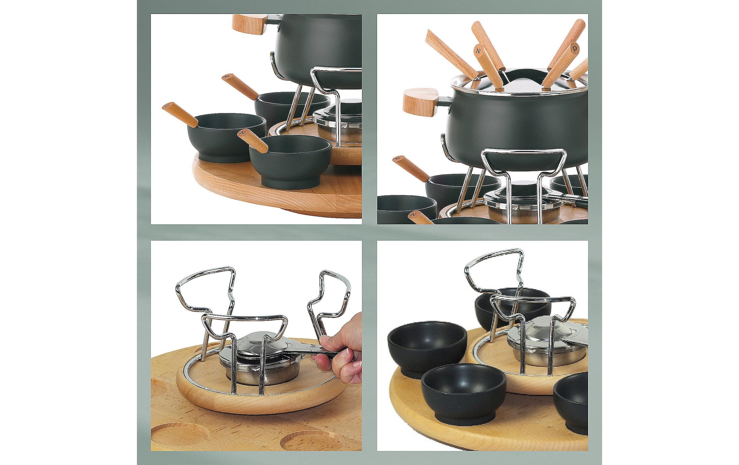 kela Fondue »Natura 23 Teile« Holzart: Buche (Polen)