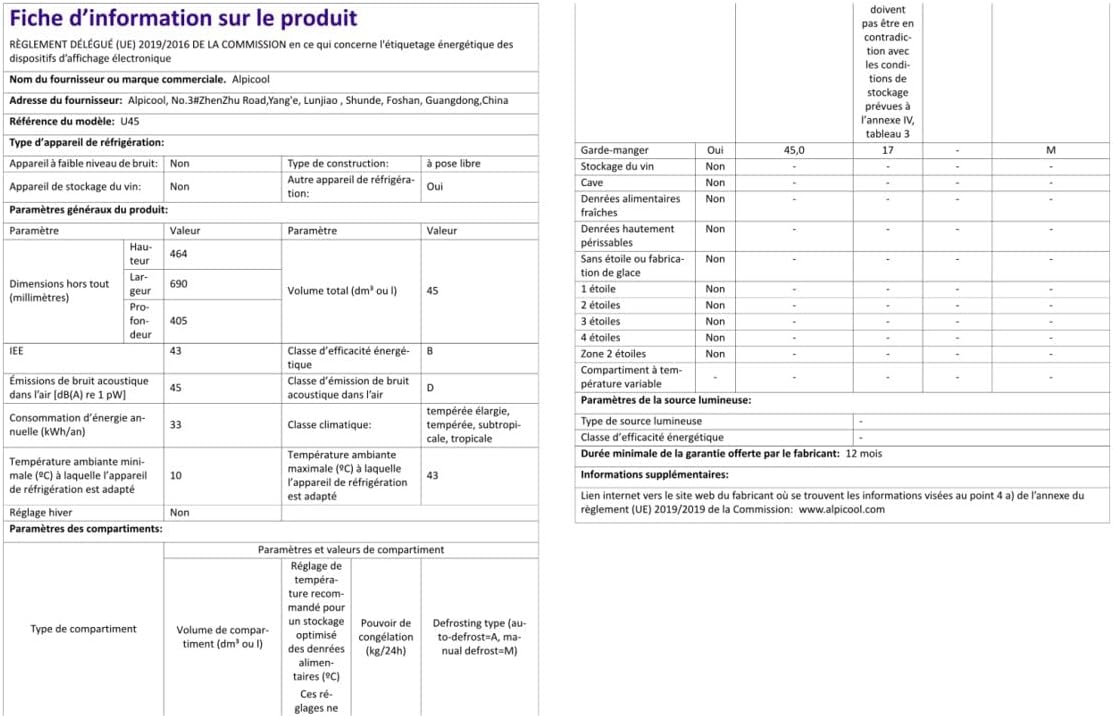 AAOBOSI 45L Glacière à Compresseur, Glaciere Électrique -20℃ à 20℃, Frigo Camion APP&Bouton Contrôle, 12/24V DC et 100-240V AC Glaciere Camping Pour Voiture, Camion, Bateau et Prise De Courant