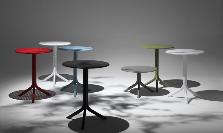 Nardi Step tafel Ø60,5 Bianco