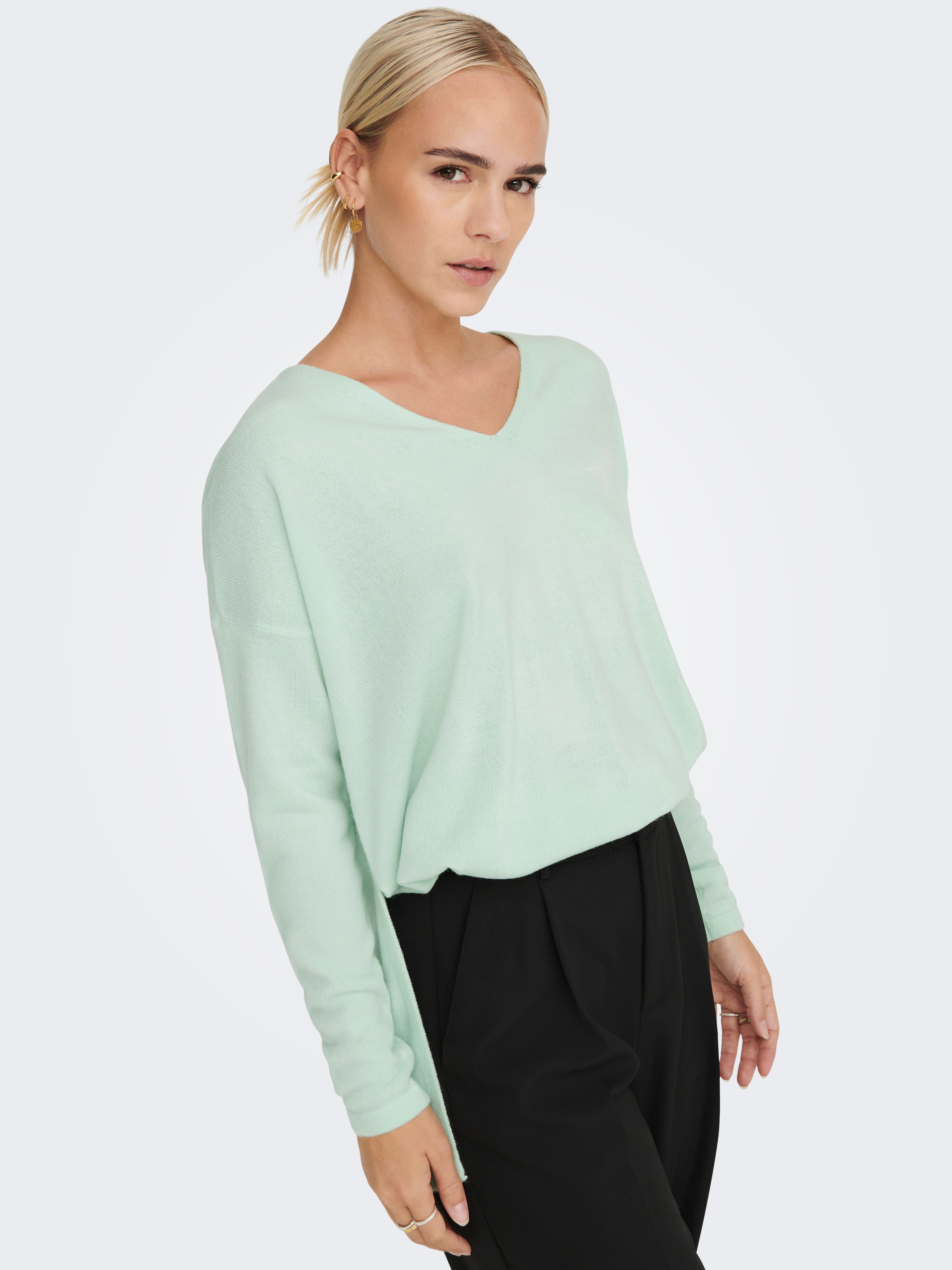 ONLAMALIA Strickpullover Mist Green