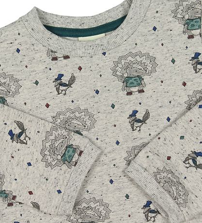 En Fant Sweatshirt - Grau m. Print
