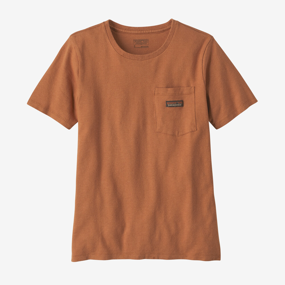 Damen-Arbeits-T-Shirt mit Tasche