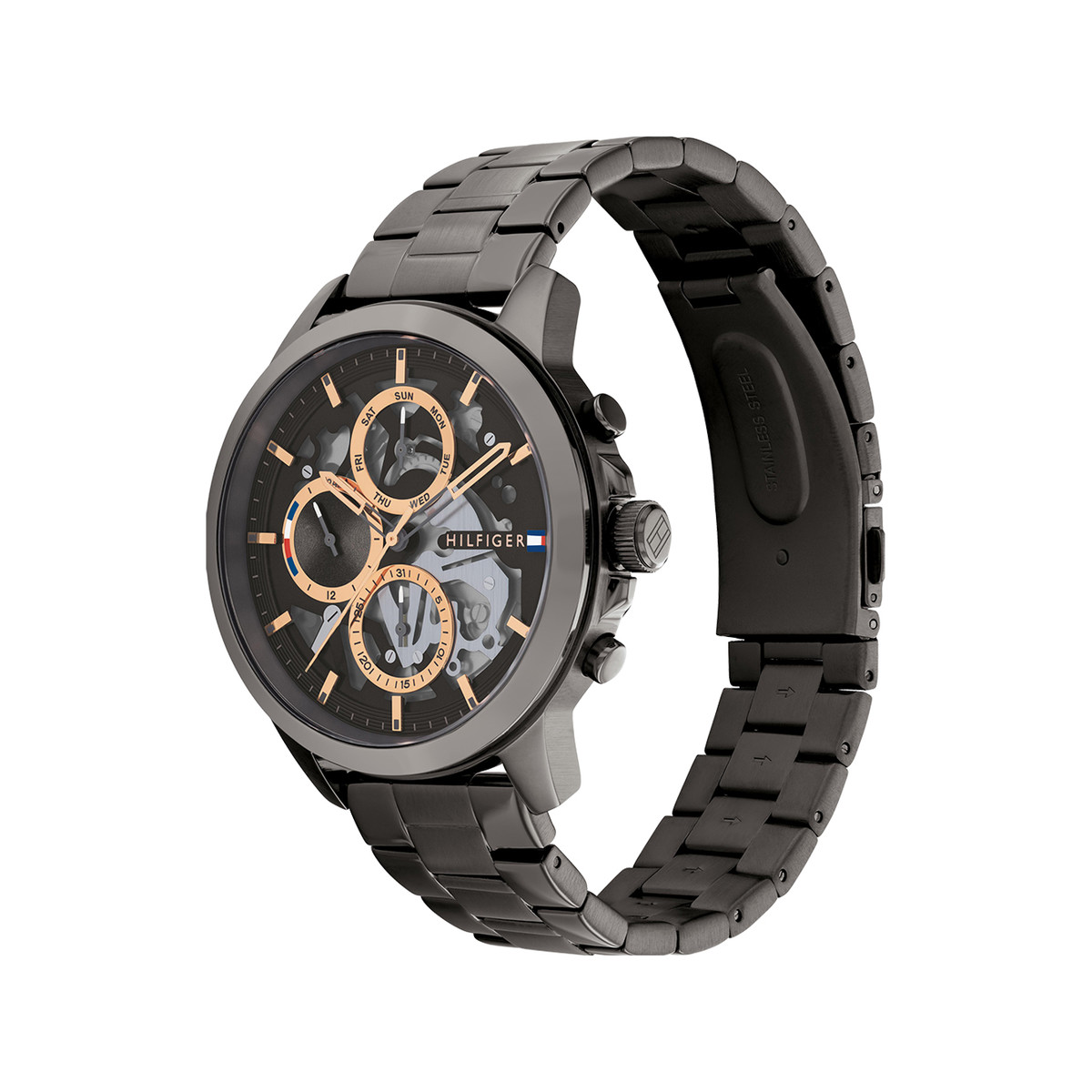 Montre Tommy Hilfiger homme bracelet acier gris