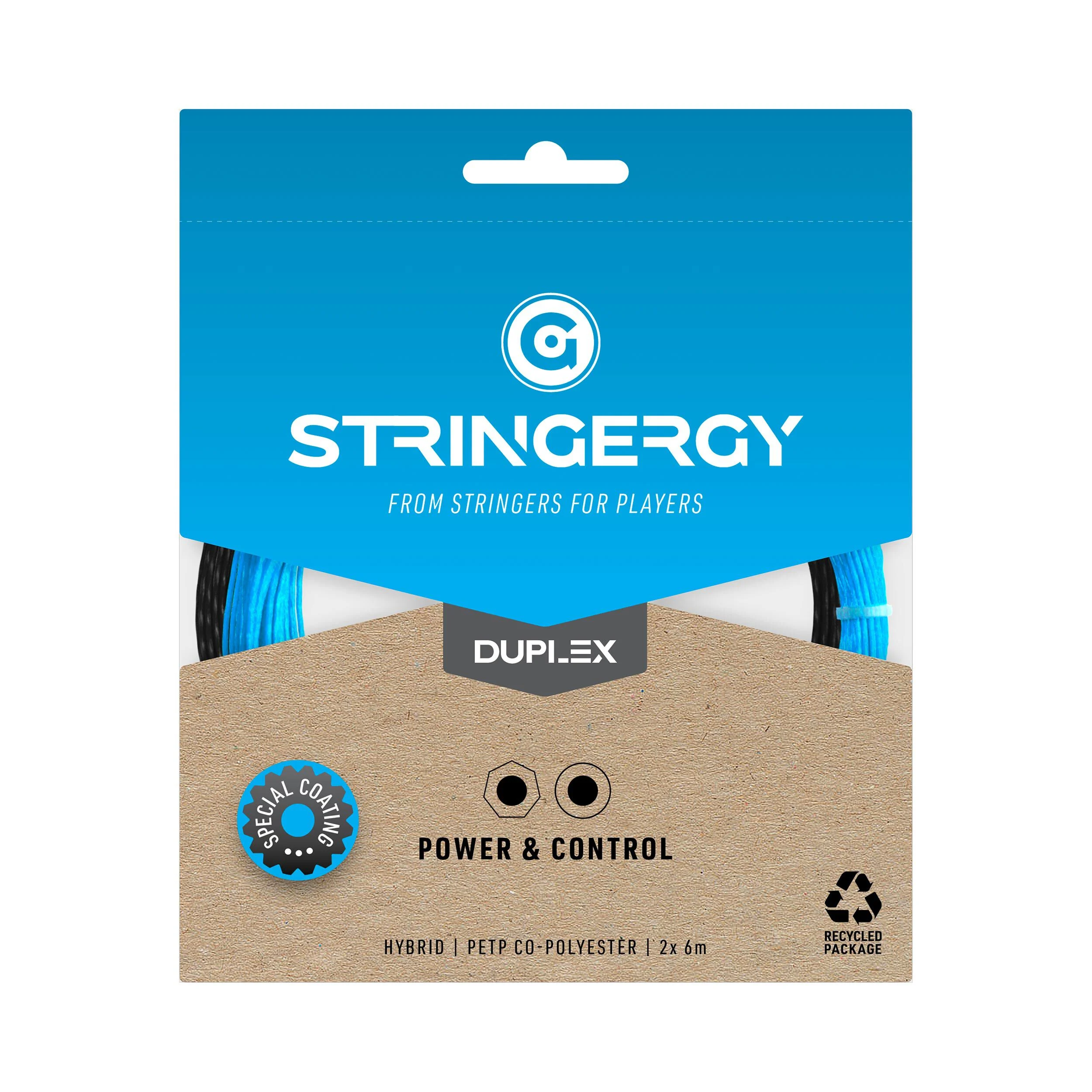 Stringergy Duplex Cordage En Garniture 2x 6m - Noir , Bleu