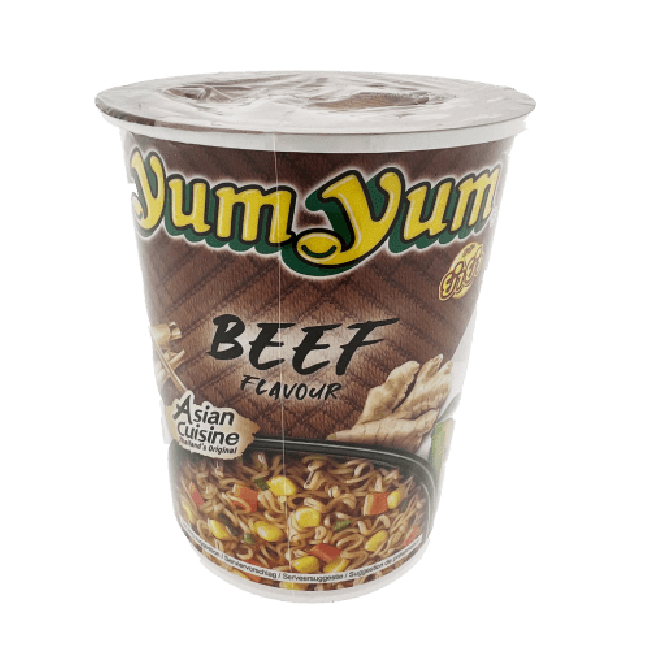 Yum Yum Instant Cup Noedels Rundvlees Smaak 70g
