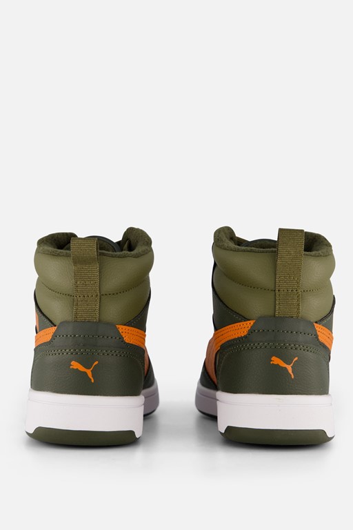 Puma Rebound v6 Mid Sneakers groen Synthetisch